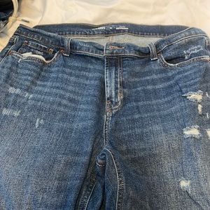 Old Navy boyfriend Jeans; size 14